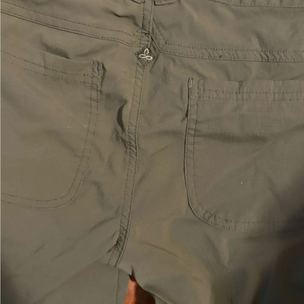 Prana Women’s Olive Green Outdoor Hiking Shorts Size‎ 4 (0577) - Picture 7 of 8